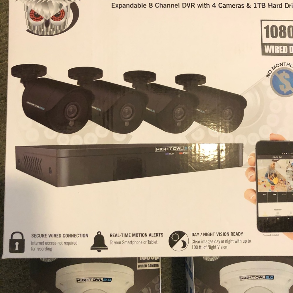 Nightowl 8 channel security camera